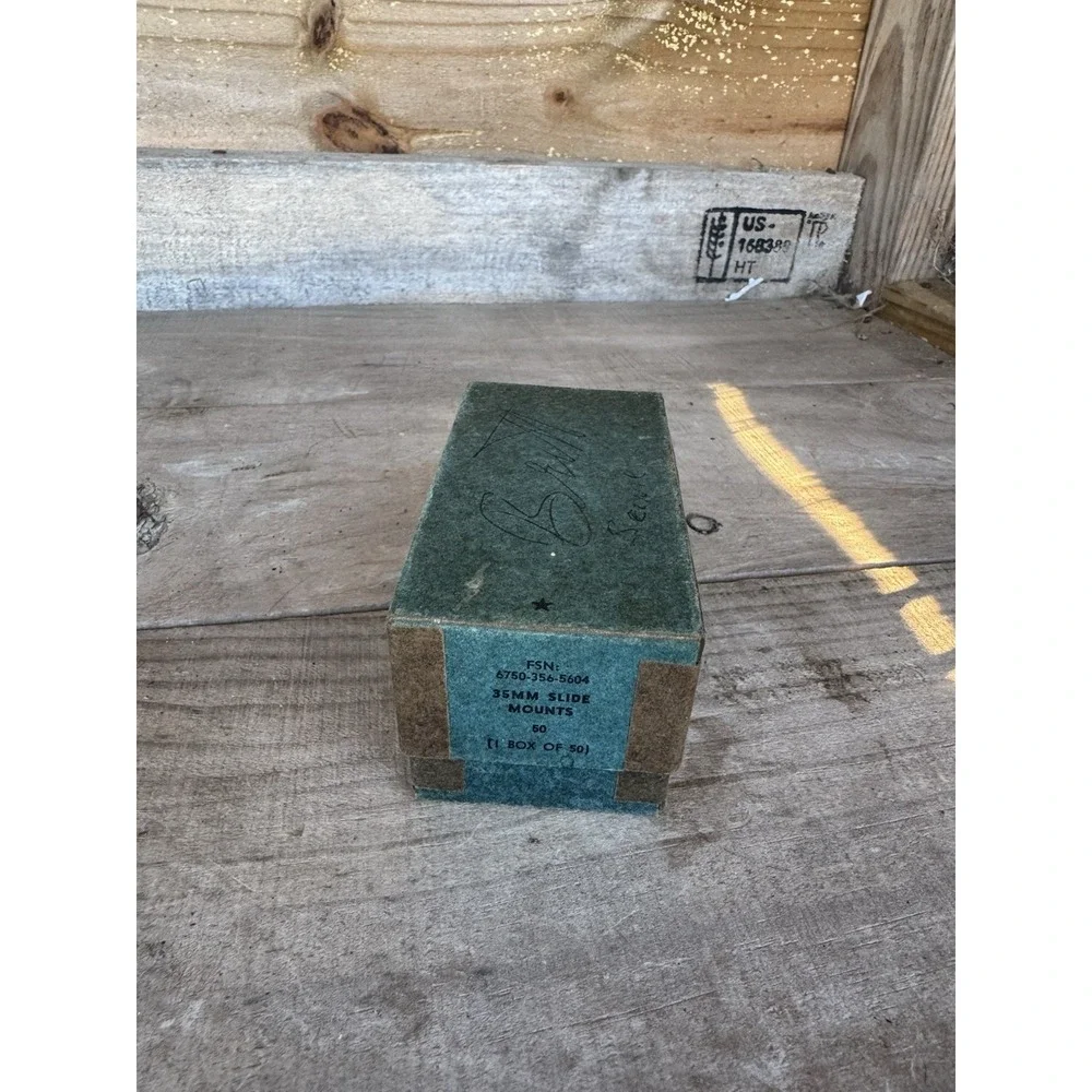 Box Of VINTAGE 35MM Mount SLIDES Photos‎ Vintage Air Force Photos And Random